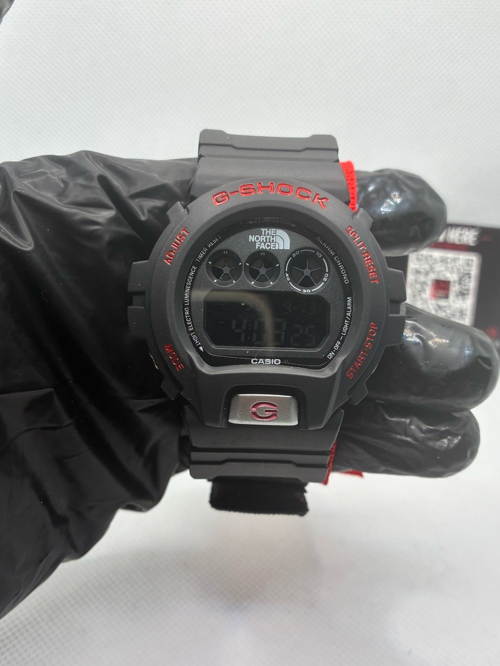 Red & Black SupremeXNorthFace
 G-Shock Blacl Analog-Digital Watch